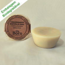 Condicionador em barra Natural e Vegano - Manteiga de Cacau - Cabelos Secos - Born Saboaria