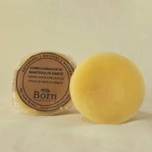 Condicionador em barra Natural e Vegano - Manteiga de Karité - Todos Tipos Cabelo - Born Saboaria