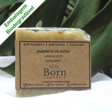 Sabonete Natural e Vegano - Aveia - Esfoliante - Born Saboaria
