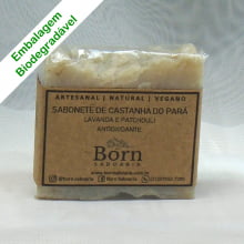 Sabonete Natural e Vegano - Castanha do Pará - Antioxidante - Born Saboaria